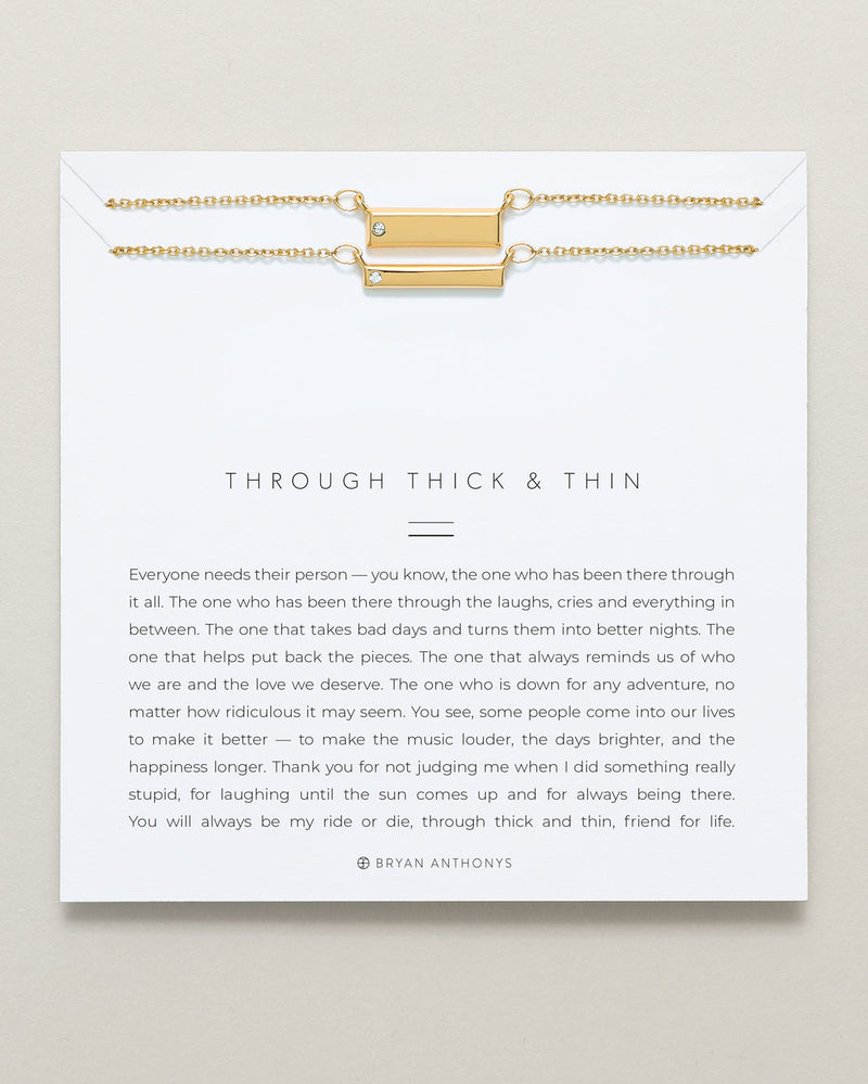 Through Thick & Thin Bracelet Set