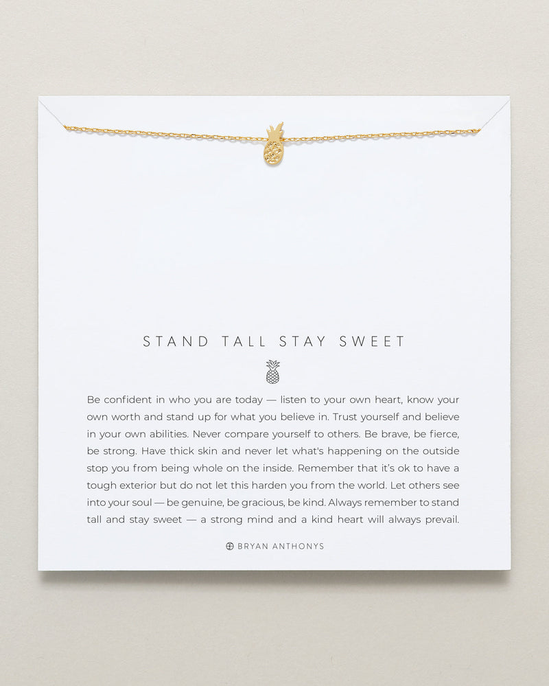 Stand Tall Stay Sweet Icon Necklace