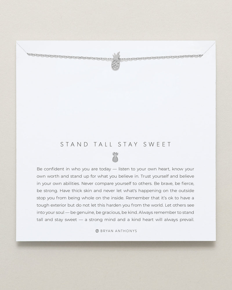 Stand Tall Stay Sweet Icon Necklace
