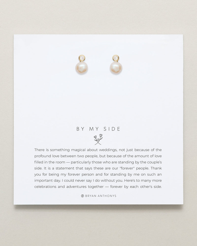 By My Side Pearl Studs