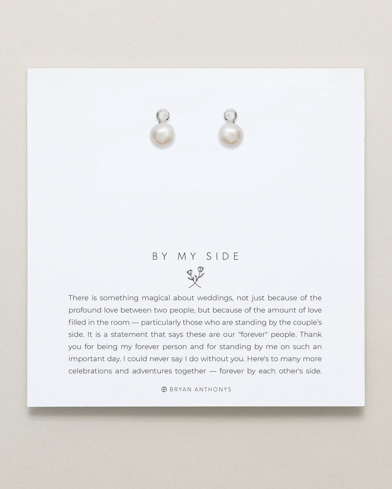 By My Side Pearl Studs