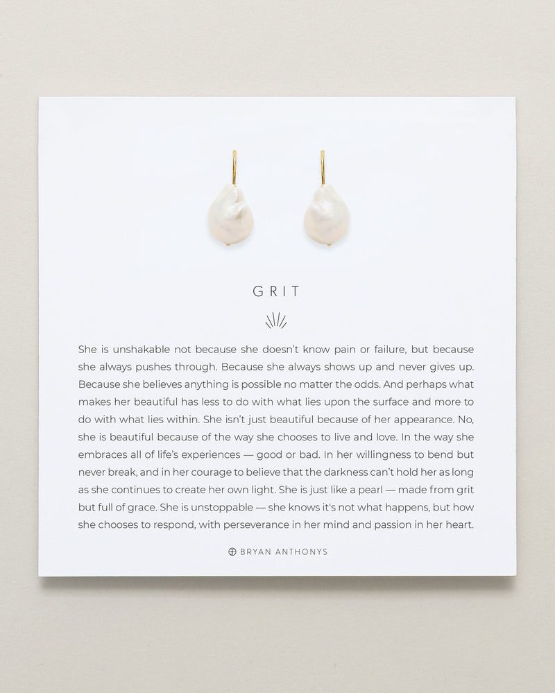 Grit Drop Earrings
