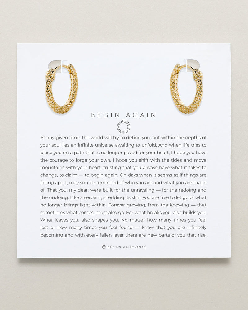 Begin Again Midi Hoop Earrings