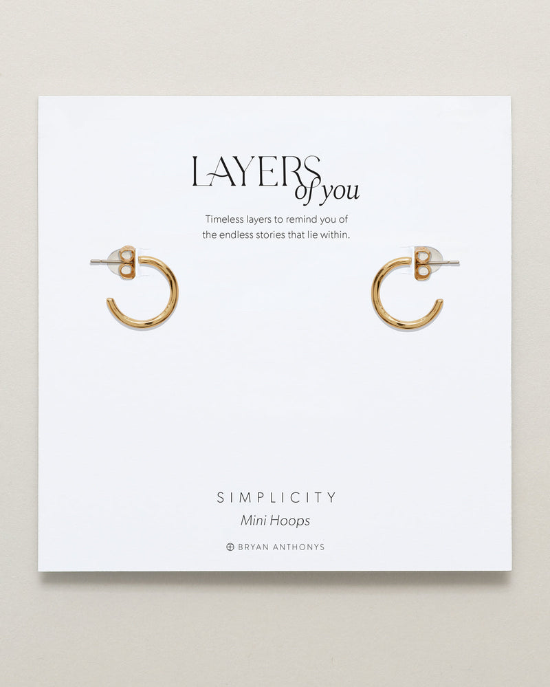 Simplicity Mini Hoop Earrings
