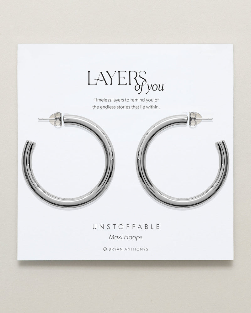 Unstoppable Maxi Hoop Earrings