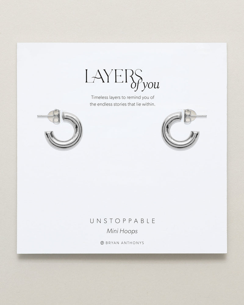 Unstoppable Mini Hoop Earrings