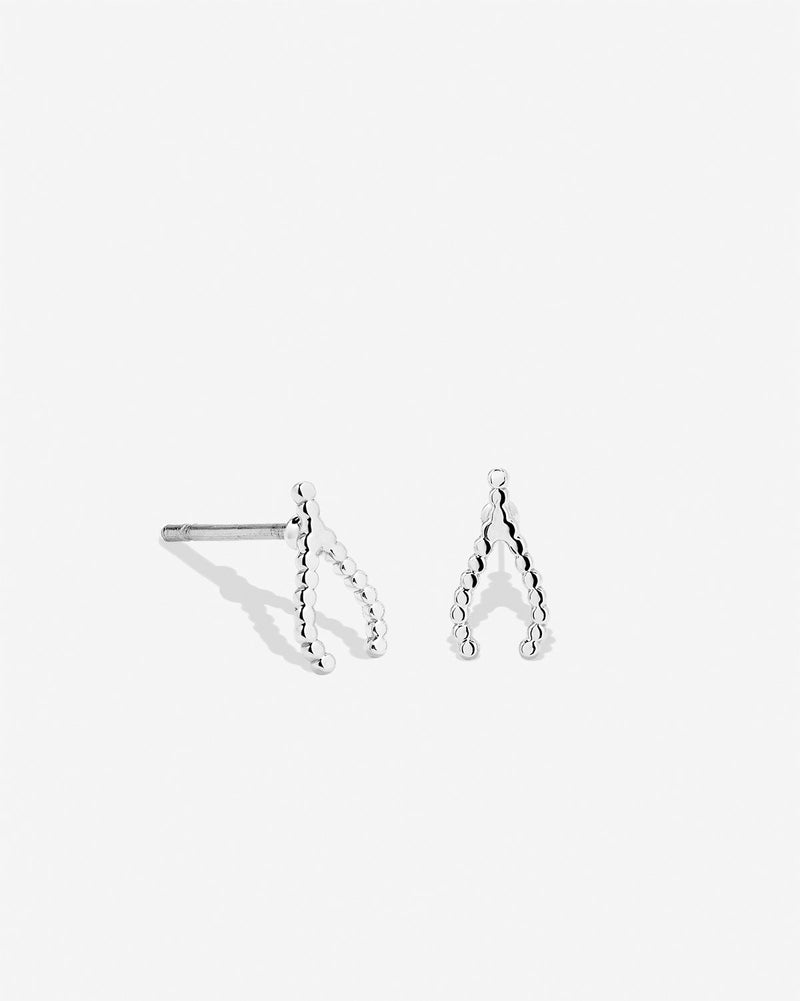 Just For Luck Wishbone Earrings