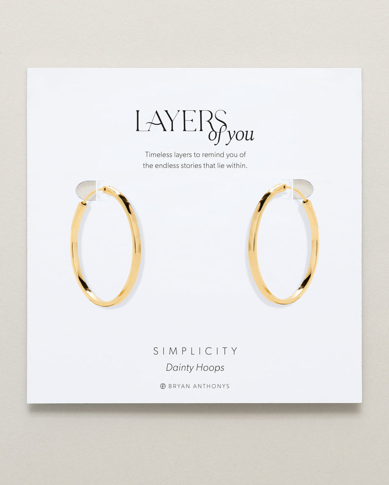 Simplicity Dainty Hoop Earrings