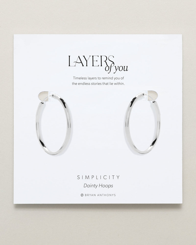 Simplicity Dainty Hoop Earrings