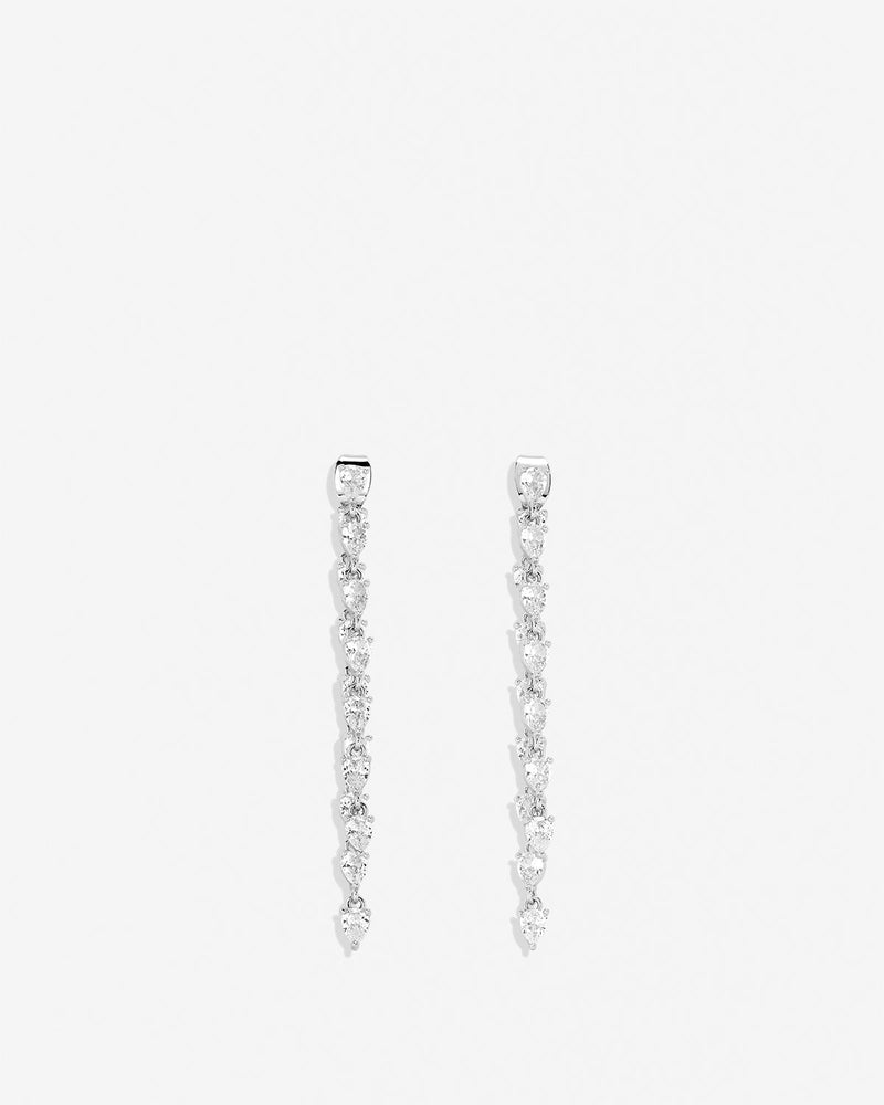 By My Side Pear Cut Chandelier Earrings