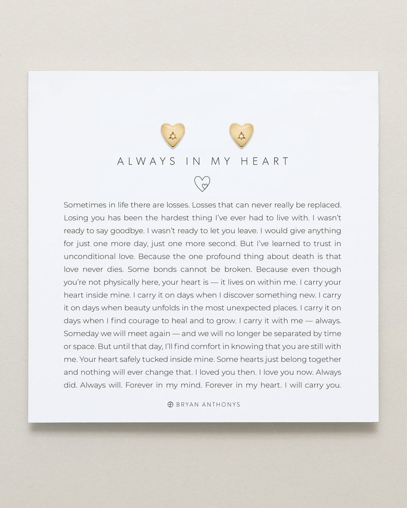 Always In My Heart Icon Stud Earrings