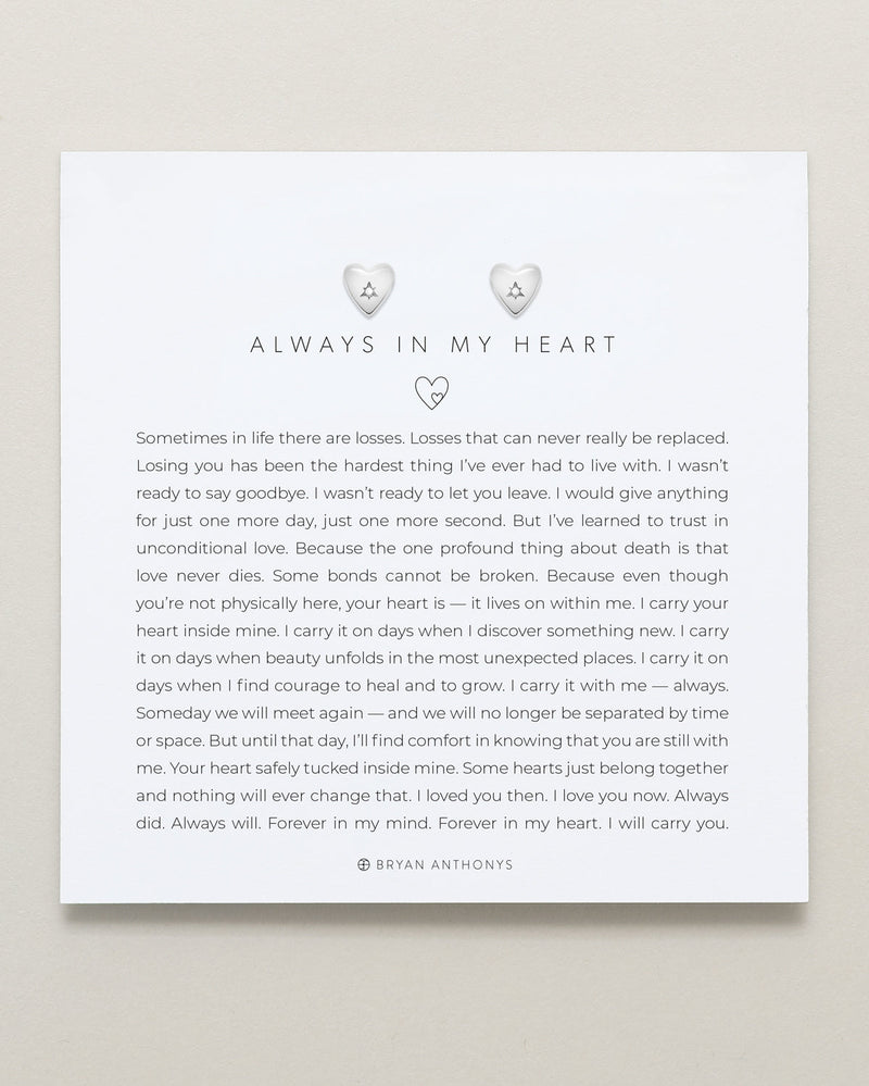 Always In My Heart Icon Stud Earrings