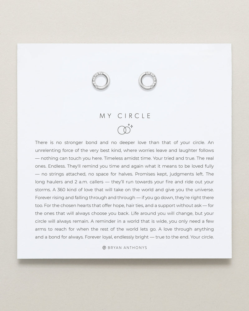 My Circle Stud Earrings