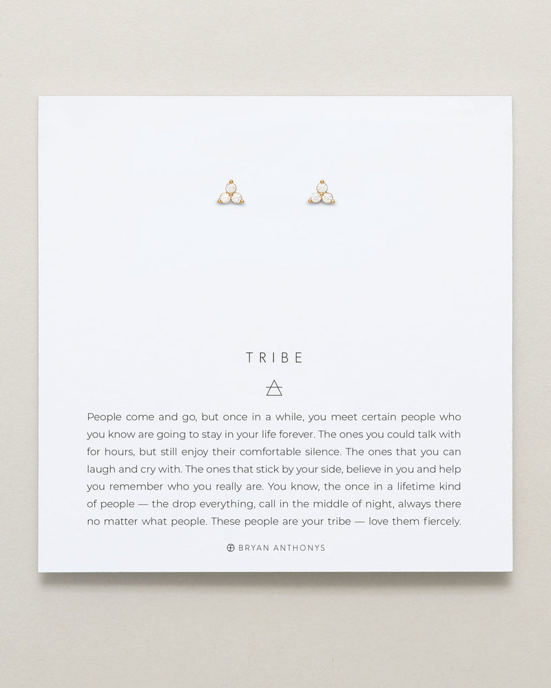 Tribe Dainty Friendship Stud Earrings