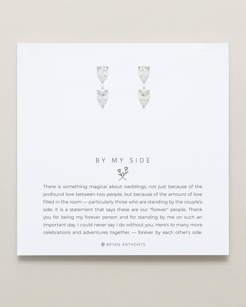 By My Side Pear Cut Ear Jackets
