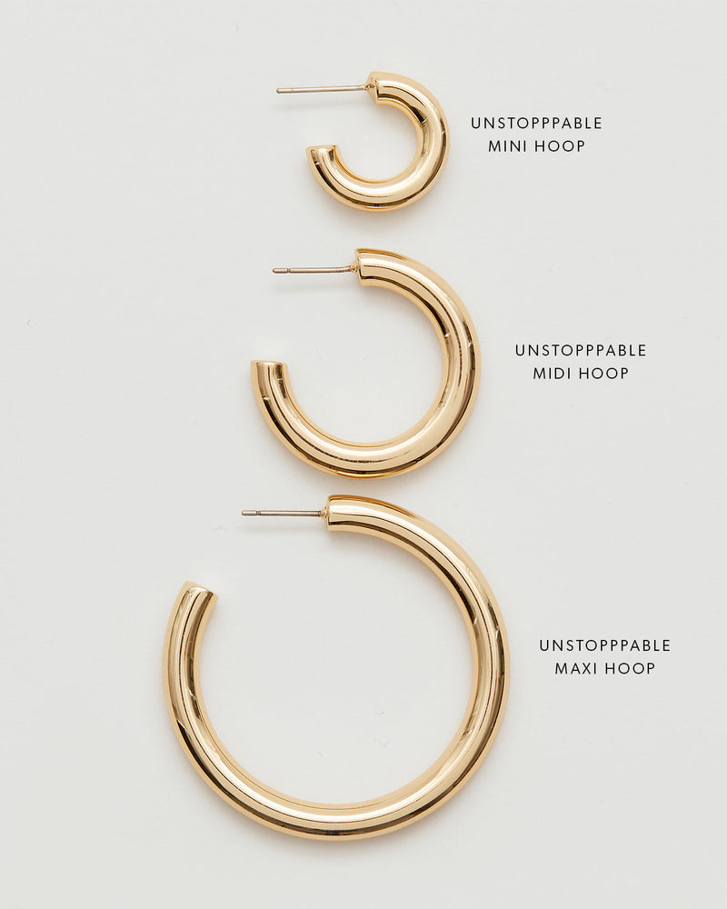 Unstoppable Maxi Hoop Earrings