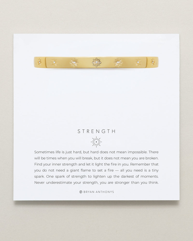 Strength Hinged Bracelet