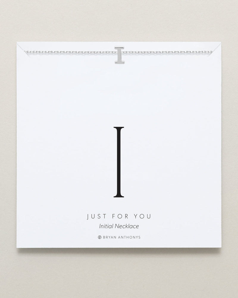 Just For You Initial Necklace — I