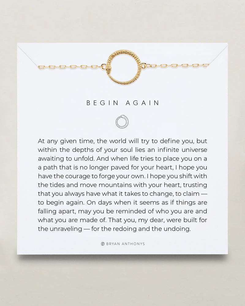 Begin Again Icon Necklace