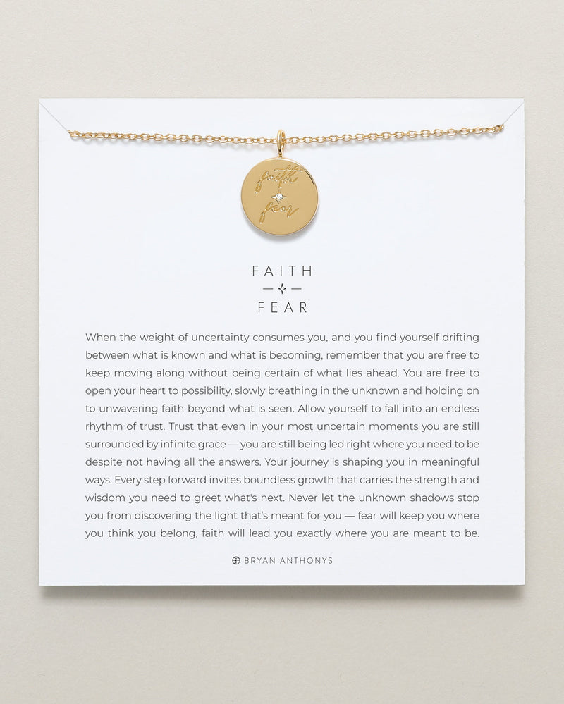 Faith Over Fear Necklace