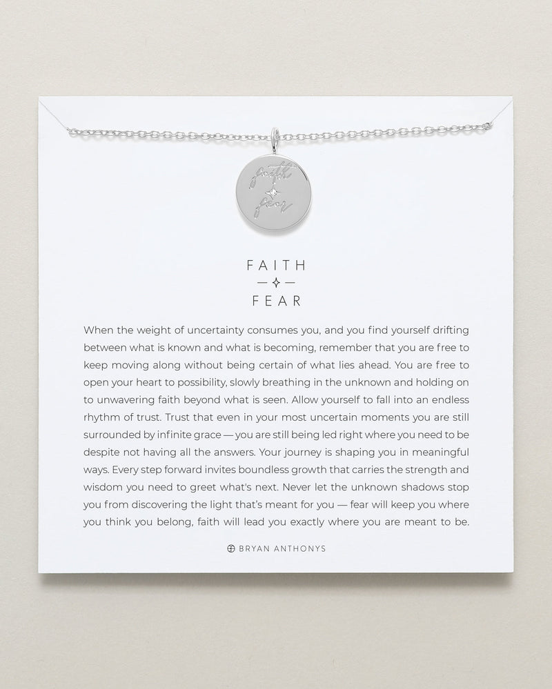 Faith Over Fear Necklace