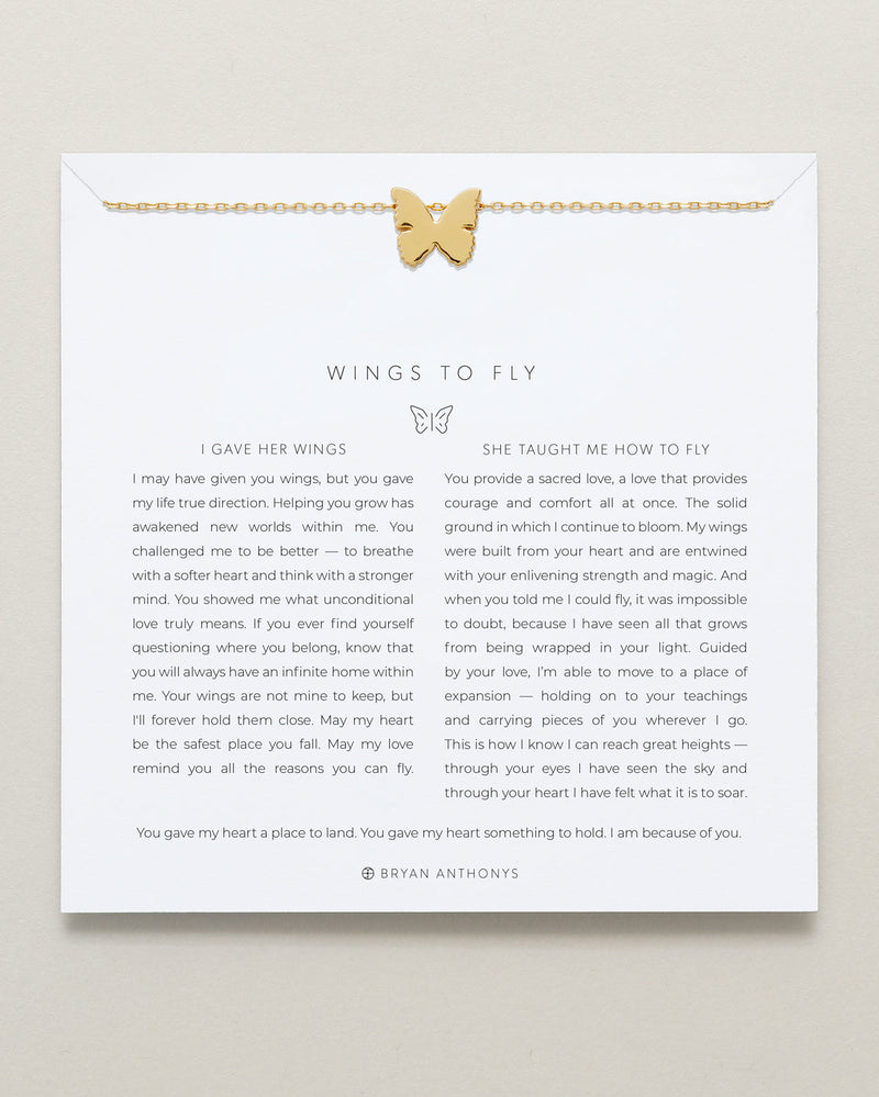 Wings to Fly Icon Necklace