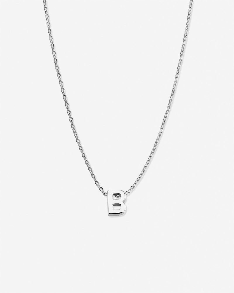 Just For You Initial Necklace — B