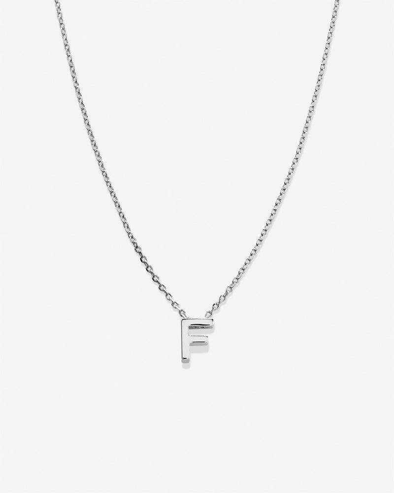 Just For You Initial Necklace — F