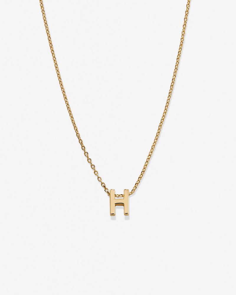 Just For You Initial Necklace — H