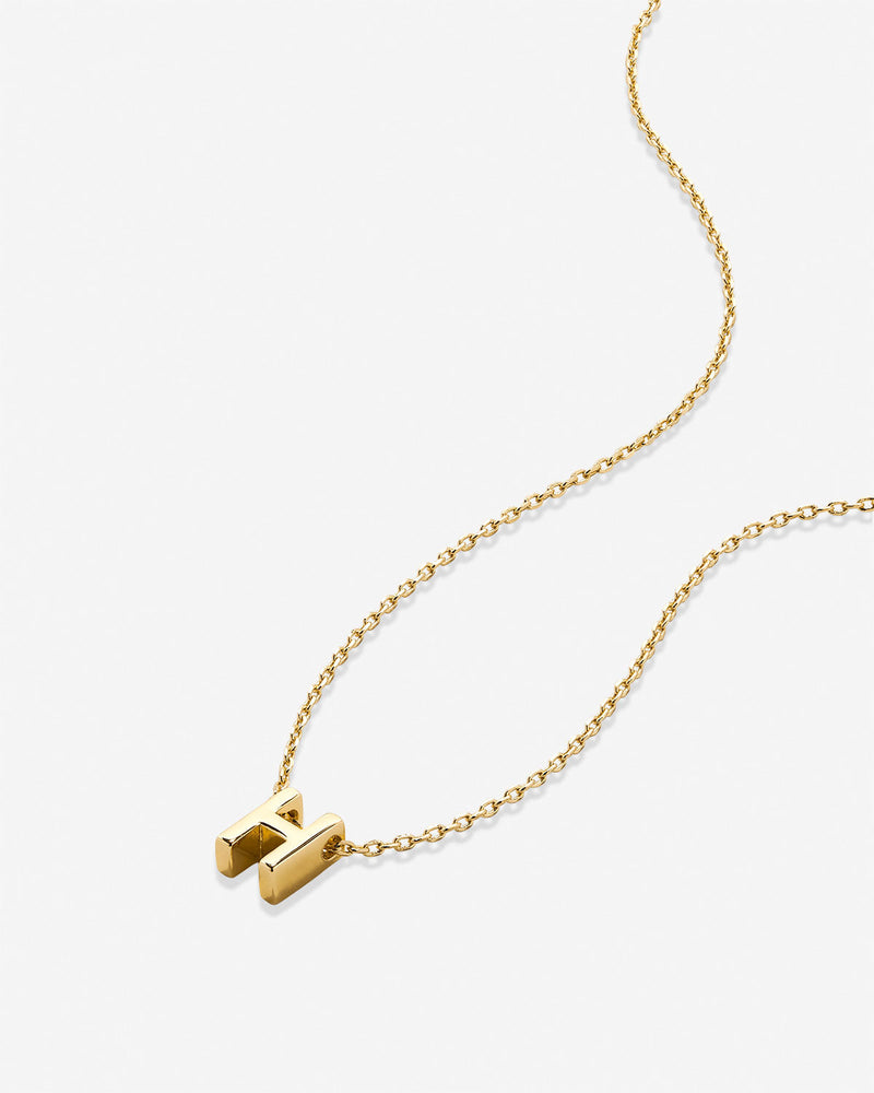 Just For You Initial Necklace — H