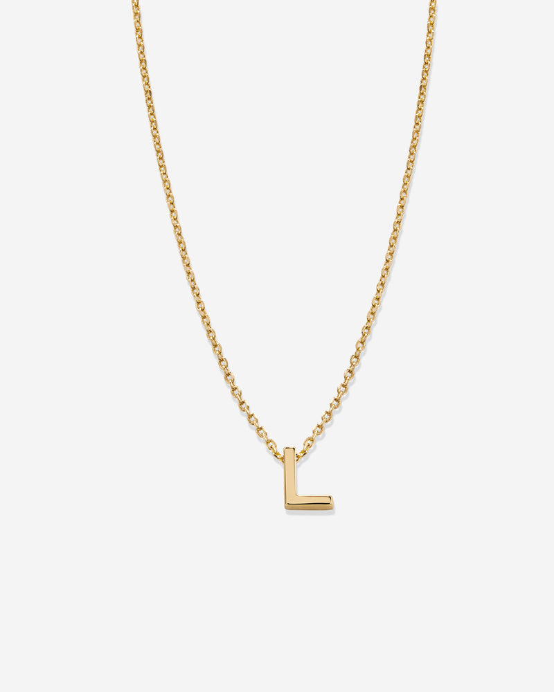 Just For You Initial Necklace — L