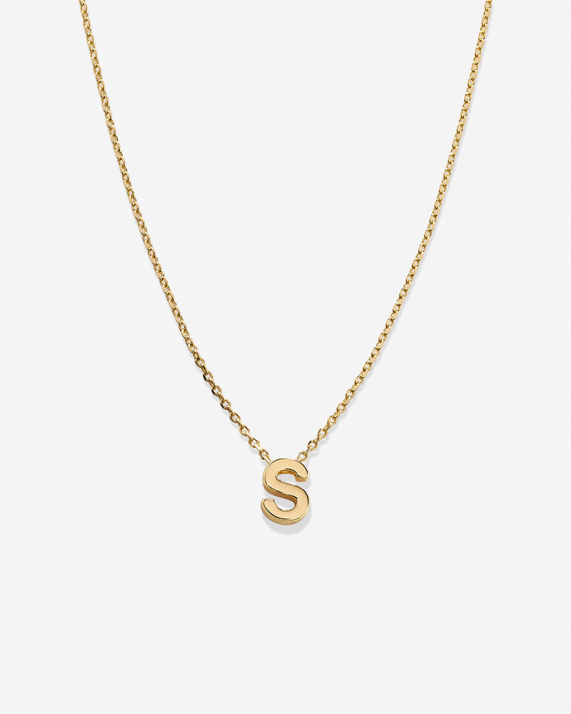 Just For You Initial Necklace — S