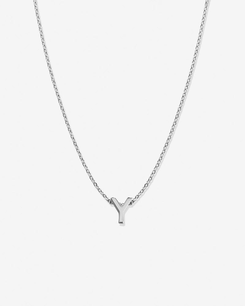 Just For You Initial Necklace — Y