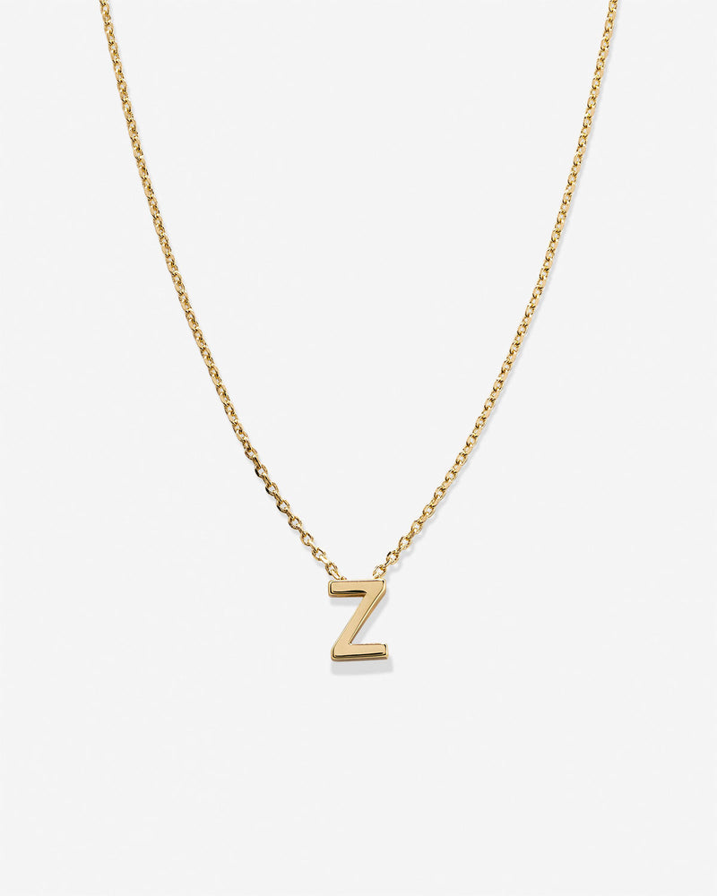 Just For You Initial Necklace — Z
