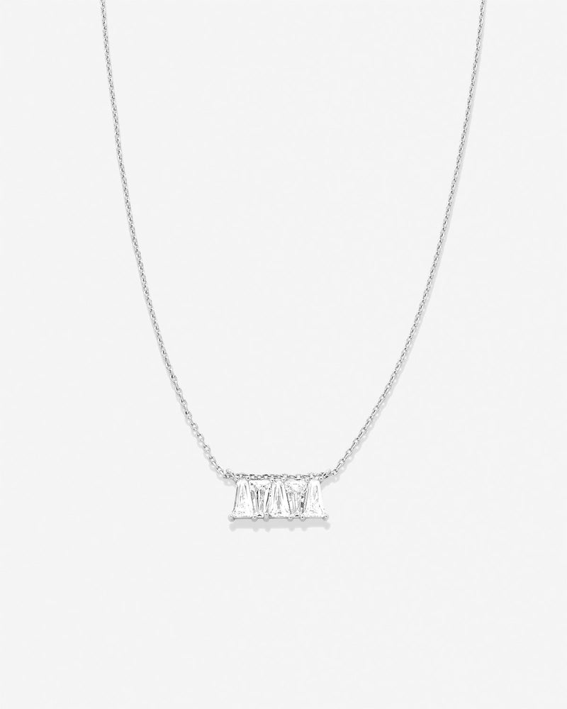 Radiance Baguette Dainty Necklace