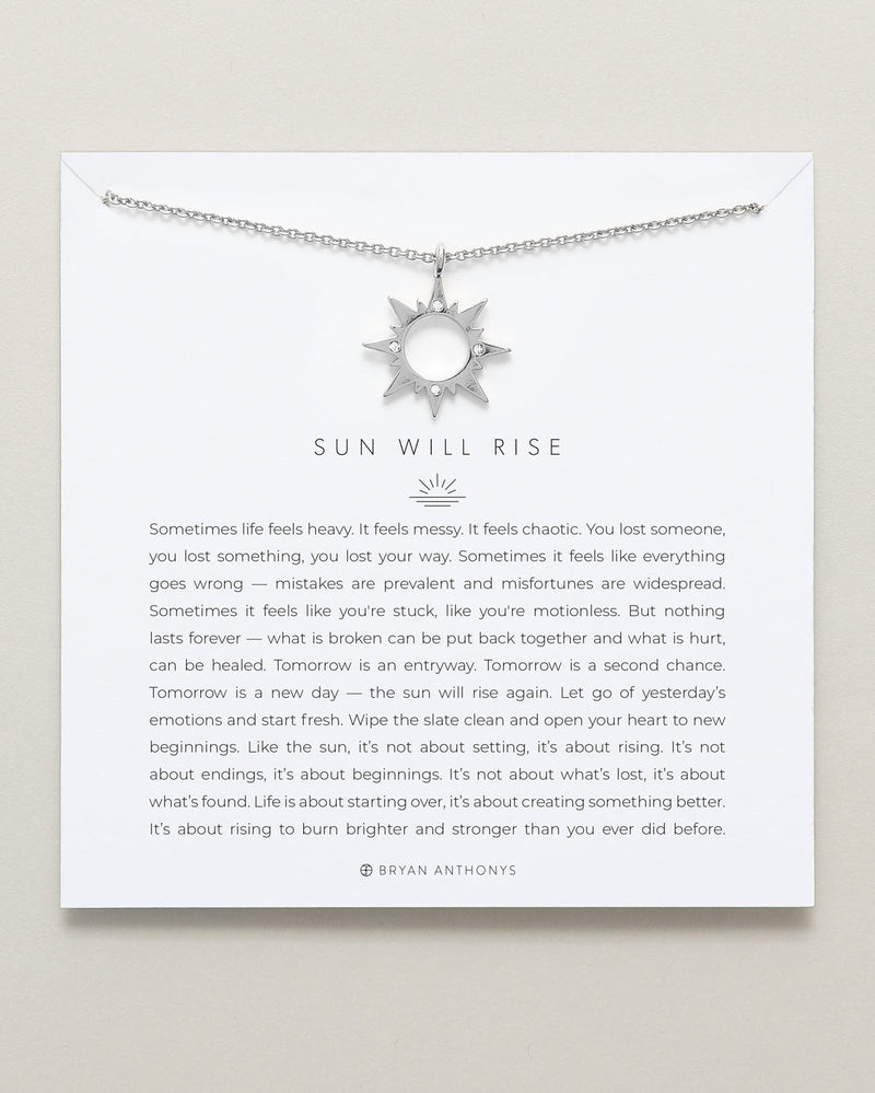 Sun Will Rise Necklace