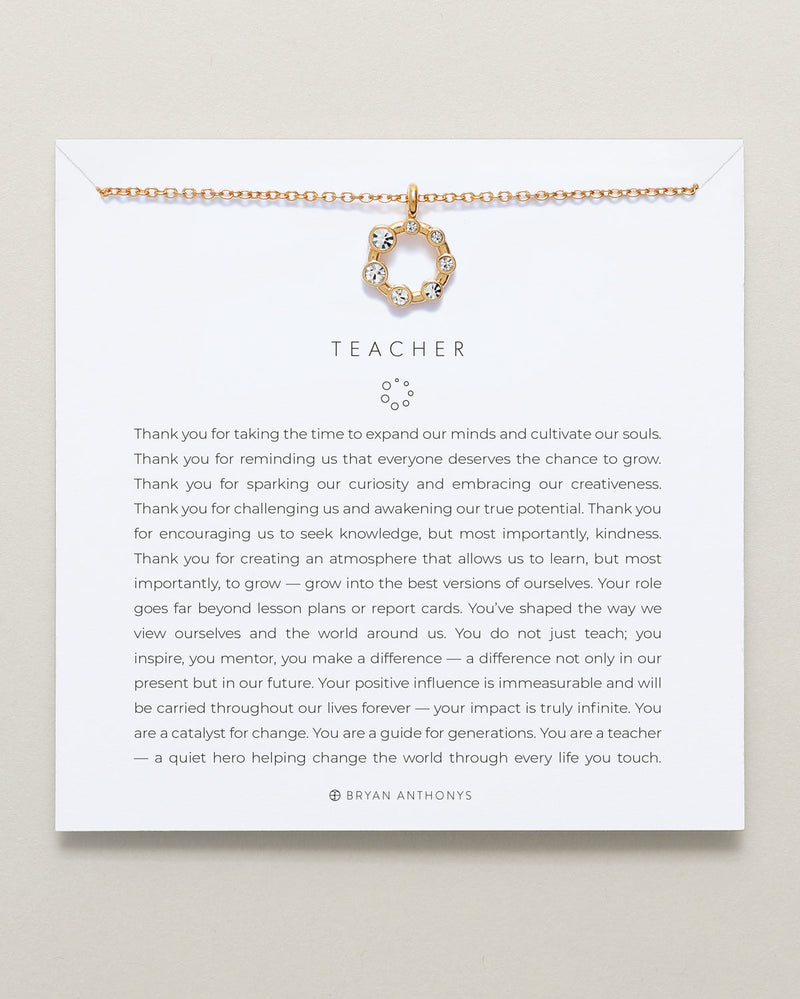 Teacher Necklace