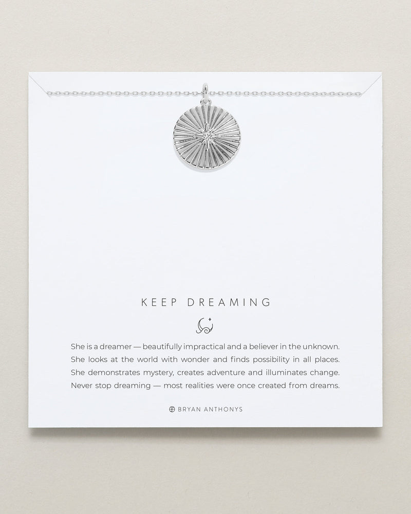 Keep Dreaming Pendant Necklace