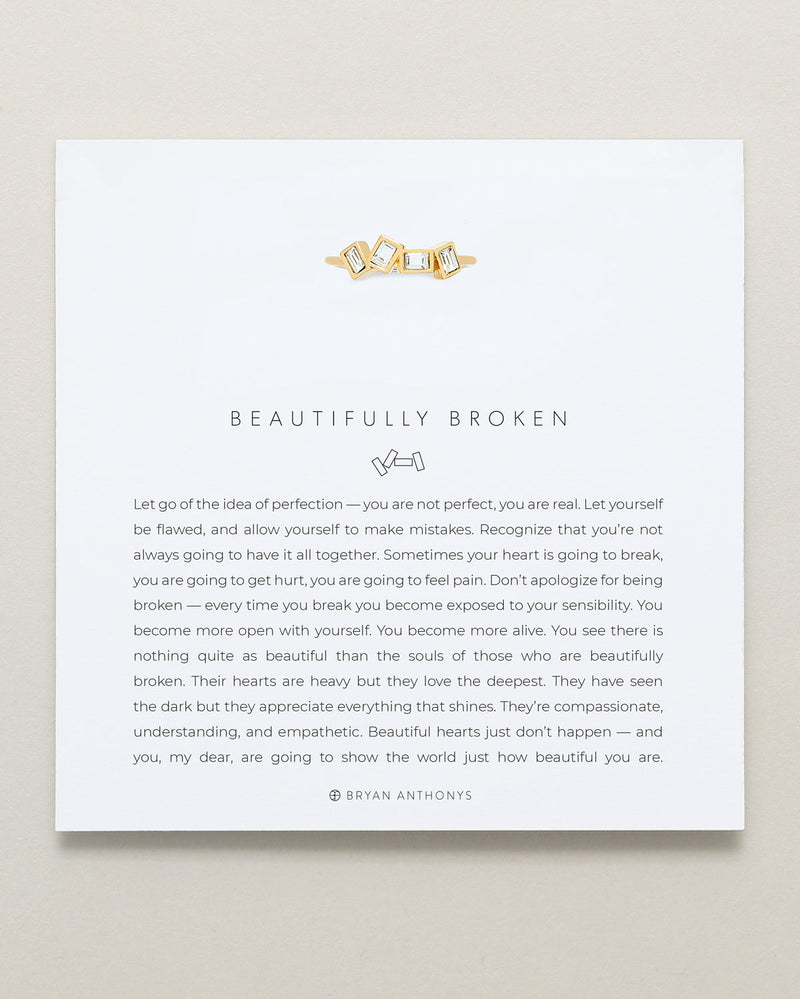 Beautifully Broken Bundle: Necklace + Ring Set