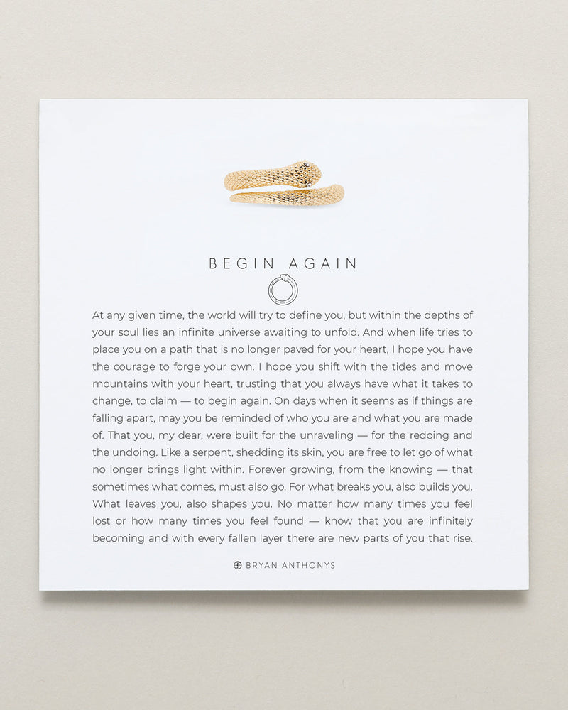 Begin Again Ring