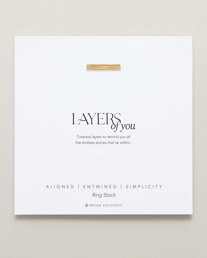 Layers of You Ring Stack