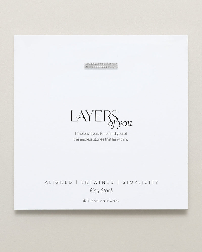 Layers of You Ring Stack