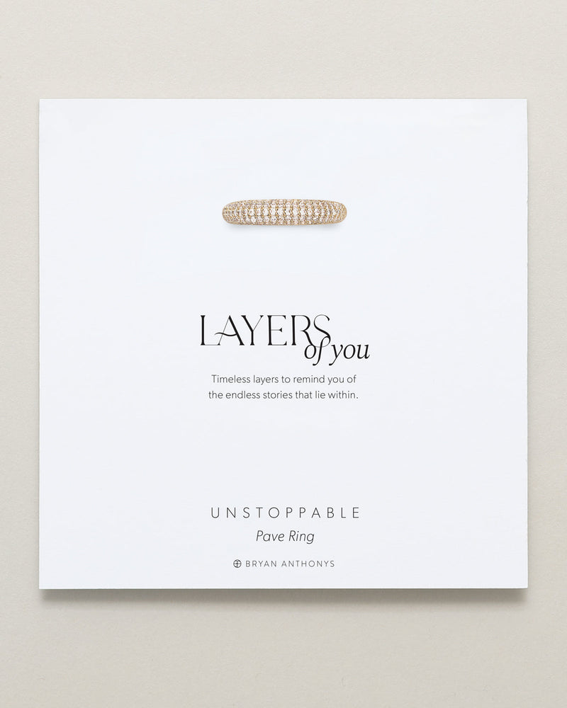 Unstoppable Pave Ring