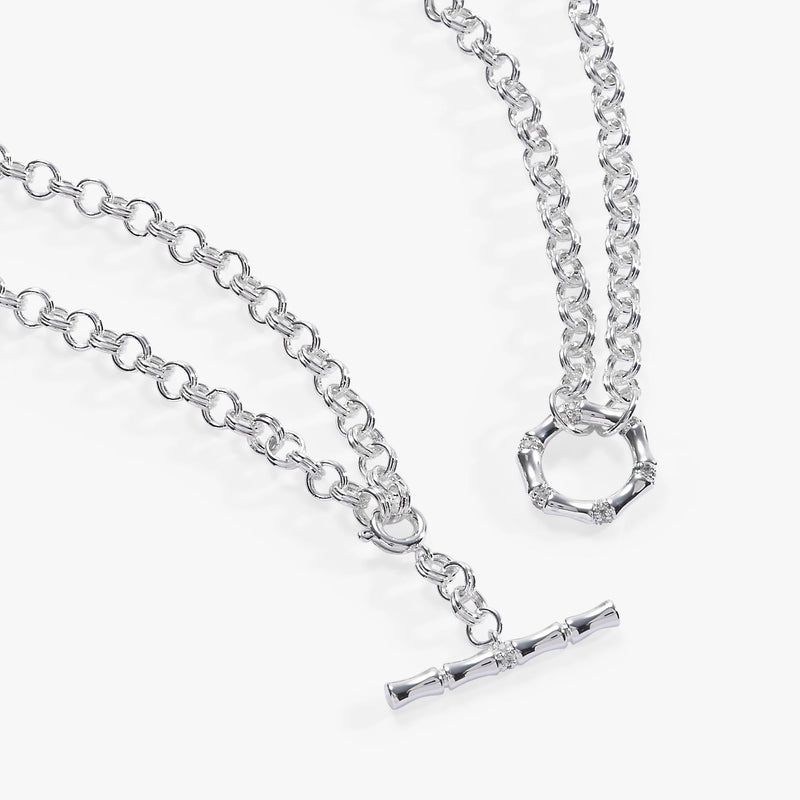 Bamboo Convertible Necklace or Bracelet