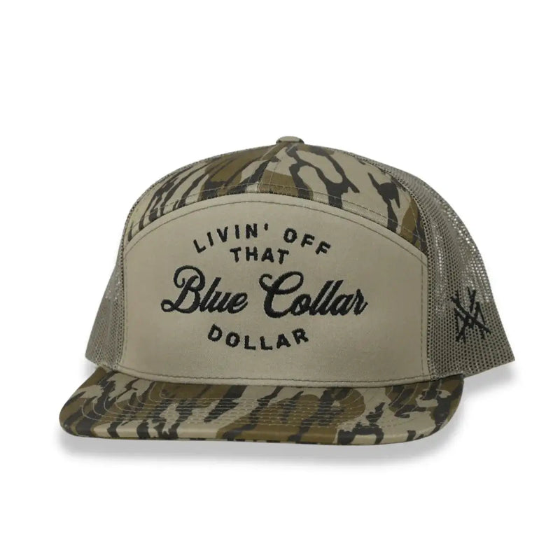 Blue Collar Dollar Snapback Hat