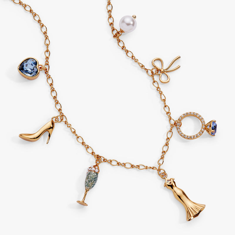 Bridal Multi-Charm Necklace