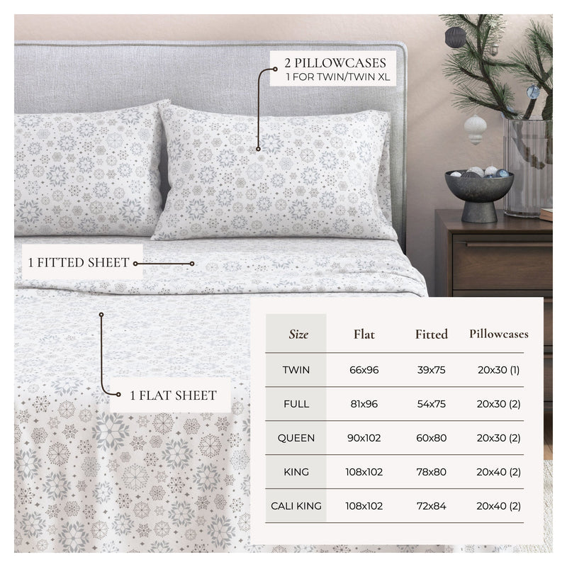 4-Piece Turkish Cotton Flannel Sheet - Stratton Collection