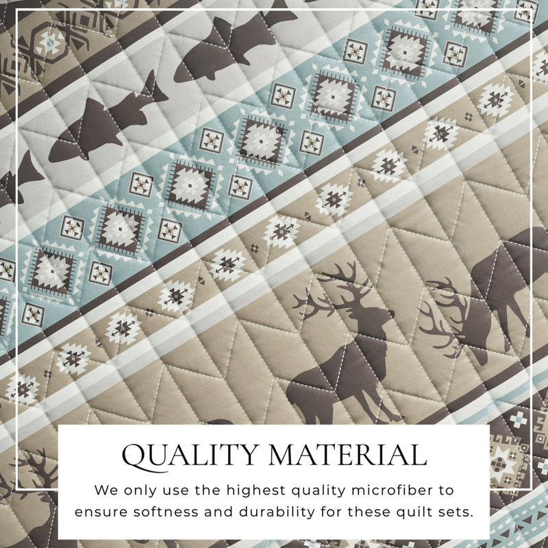 3-Piece Lodge Quilt - Yosemite Collection