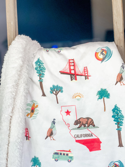 California Plush Throw Blanket 60x80