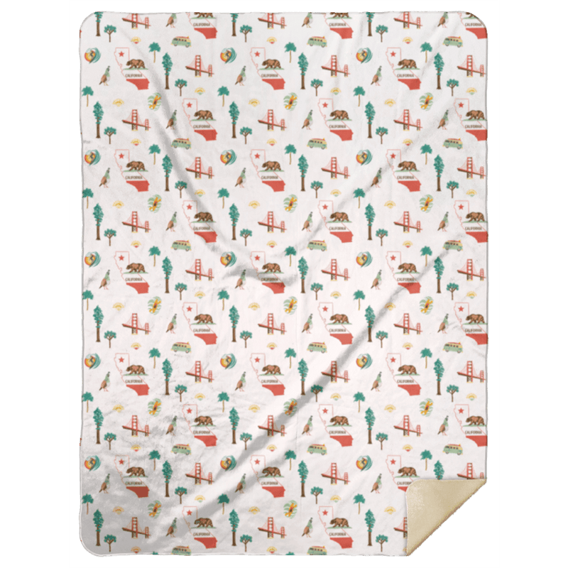 California Plush Throw Blanket 60x80